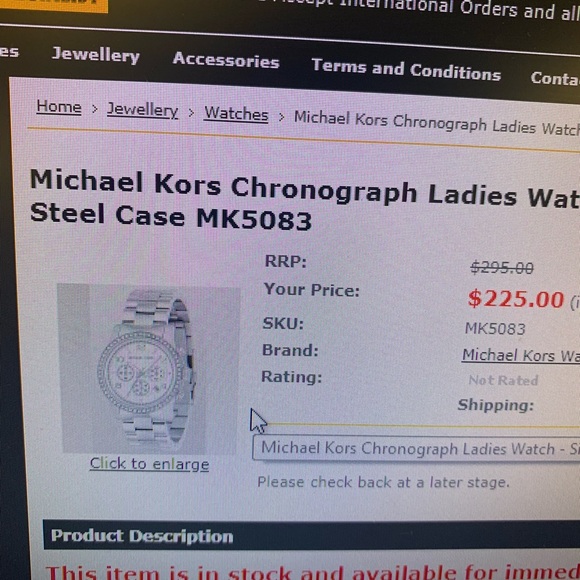 Michael Kors Watch - Picture 2 of 2